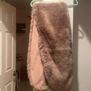 Faux fur scarf